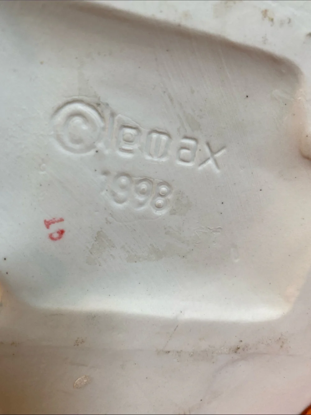 Vintage 1998 Lemax Village Collection, Farmers Market Porcelain Building